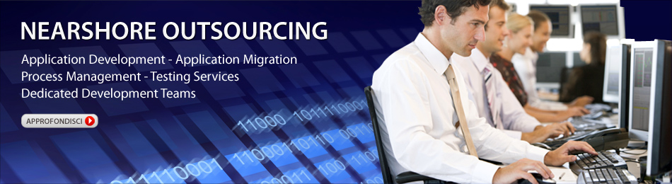 Nearshore Outsourcing - Application Development - Application Migration - Process Management - Testing Services - Dedicated Development Teams